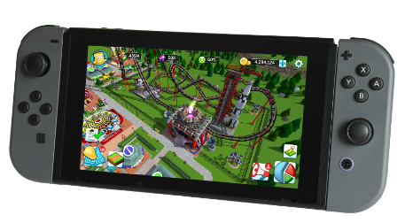 RollerCoaster Tycoon for the Switch